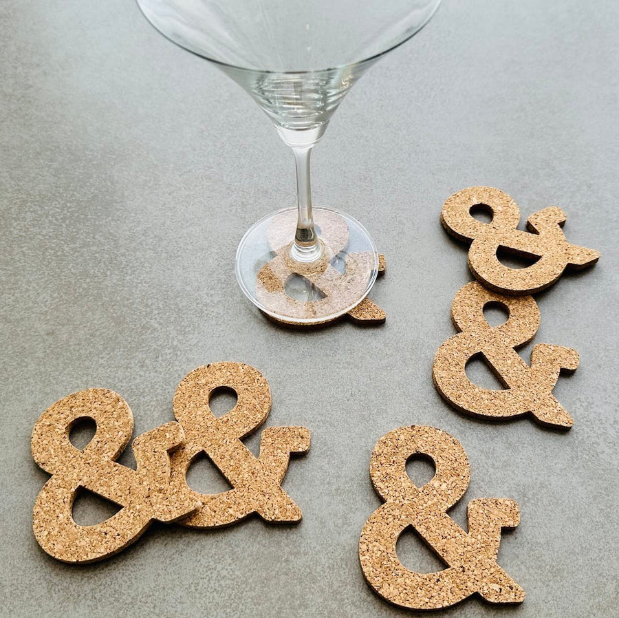 Natural Wooden Cork Coasters